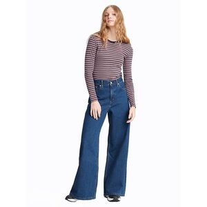 NWT Levi’s Premium Ultra Wide Leg Relaxed Jeans
